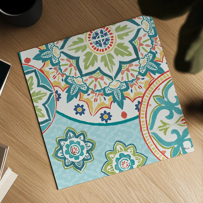 Colorful Journey II by Pela Studio. Shown as a detailed flat fine art print, highlighting archival giclee quality. Available as an archival giclee rolled canvas, fine art paper, or poster print. SKU 37863a.