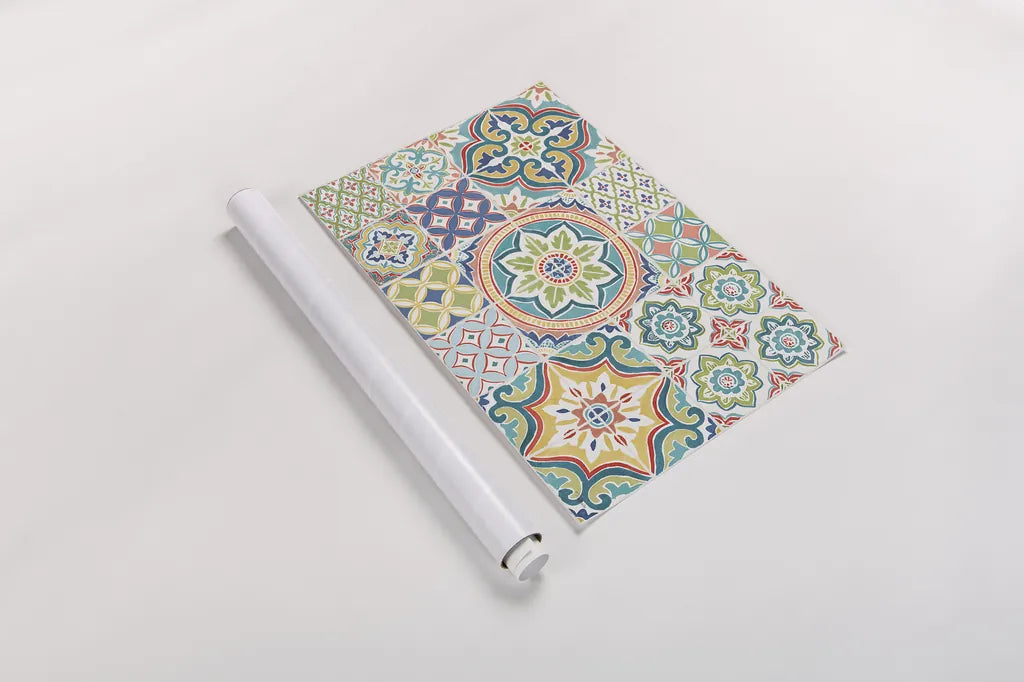 Colorful Journey IV by Pela Studio. shown as a rolled paper print. Available as archival giclee rolled canvas, fine art paper, or poster print. SKU 37865i.