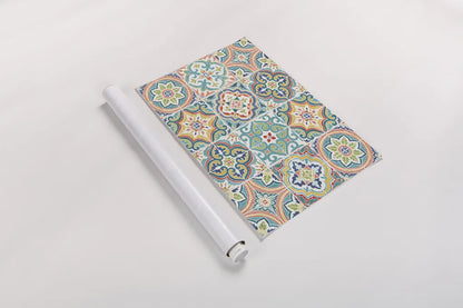 Colorful Journey V by Pela Studio. shown as a rolled paper print. Available as archival giclee rolled canvas, fine art paper, or poster print. SKU 37866i.