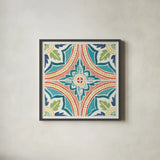 Colorful Journey VIII by Pela Studio. Shown in a sleek black glass frame for a contemporary gallery look. Available as an archival giclee rolled canvas, fine art paper, or poster print. SKU 37869a.