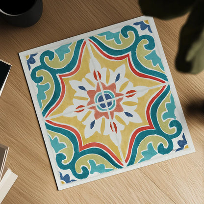 Colorful Journey X by Pela Studio. Shown as a detailed flat fine art print, highlighting archival giclee quality. Available as an archival giclee rolled canvas, fine art paper, or poster print. SKU 37871a.