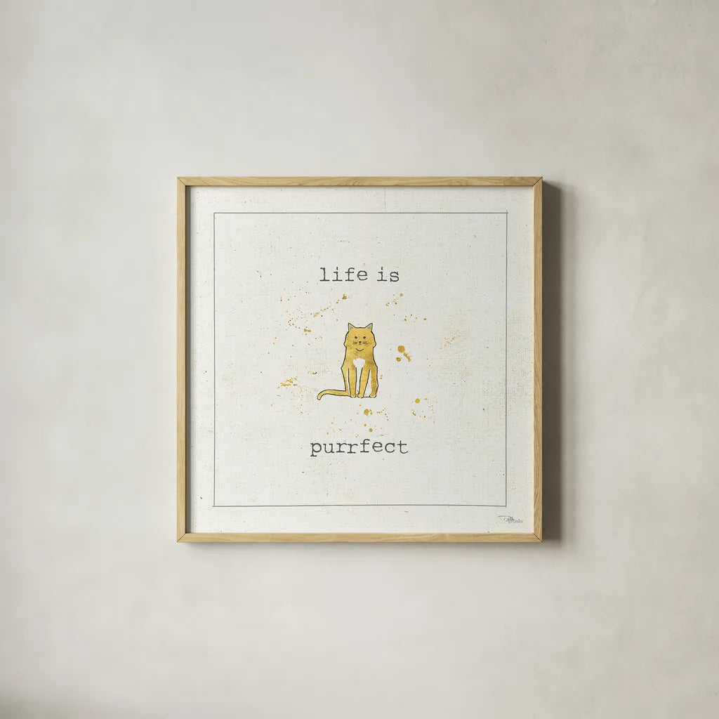 Companion Cuties I by Pela Studio. Shown in a natural wood glass frame for a timeless modern aesthetic. Available as an archival giclee rolled canvas, fine art paper, or poster print. SKU 25322a.