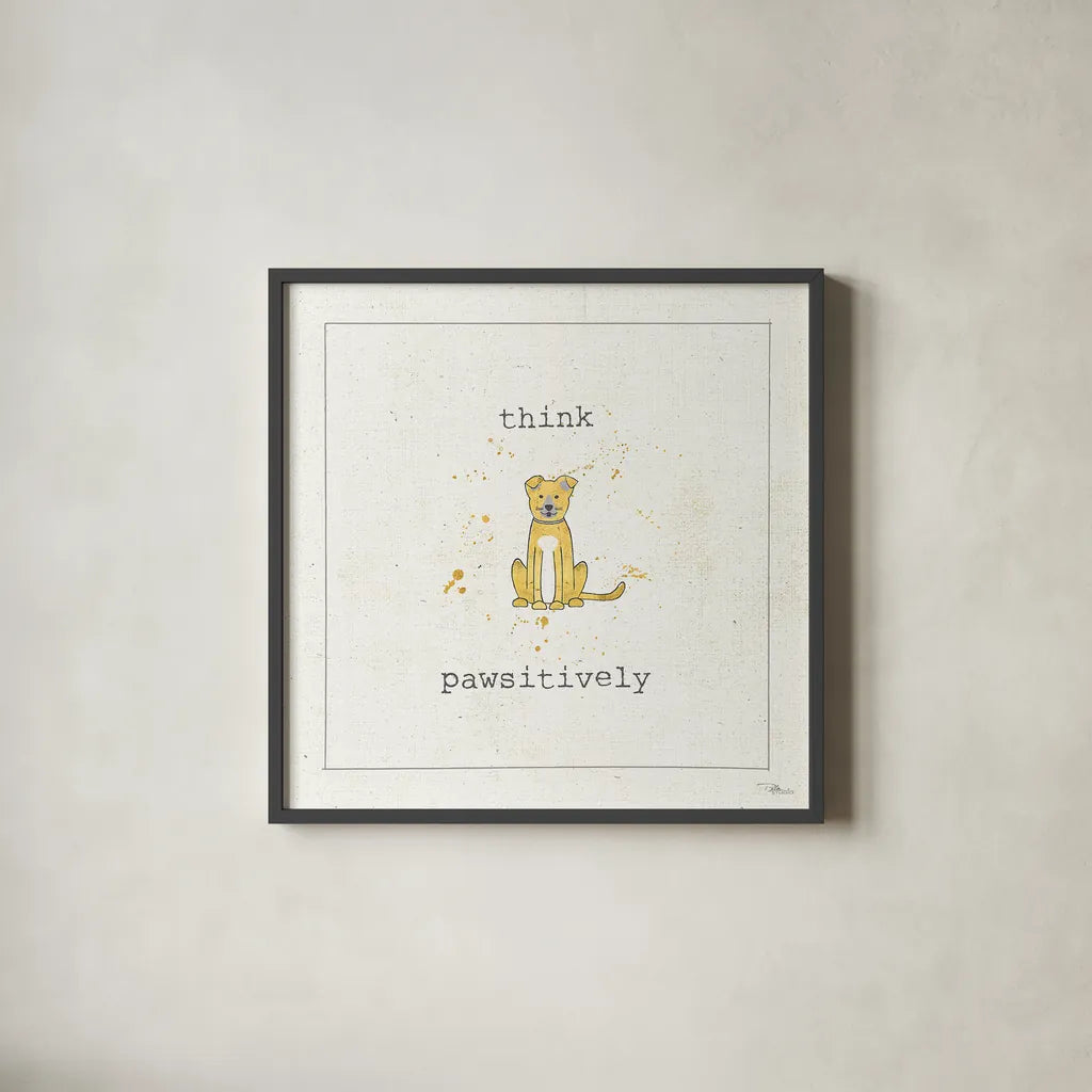 Companion Cuties II by Pela Studio. Shown in a sleek black glass frame for a contemporary gallery look. Available as an archival giclee rolled canvas, fine art paper, or poster print. SKU 25323a.