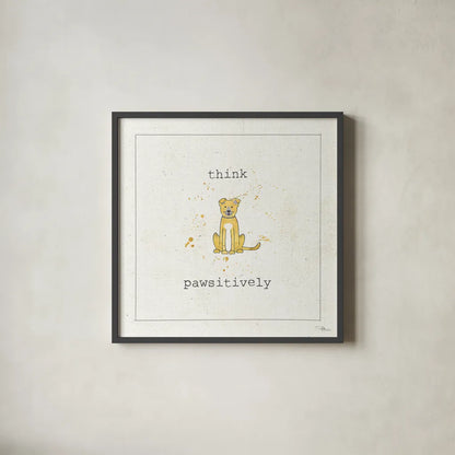 Companion Cuties II by Pela Studio. Shown in a sleek black glass frame for a contemporary gallery look. Available as an archival giclee rolled canvas, fine art paper, or poster print. SKU 25323a.