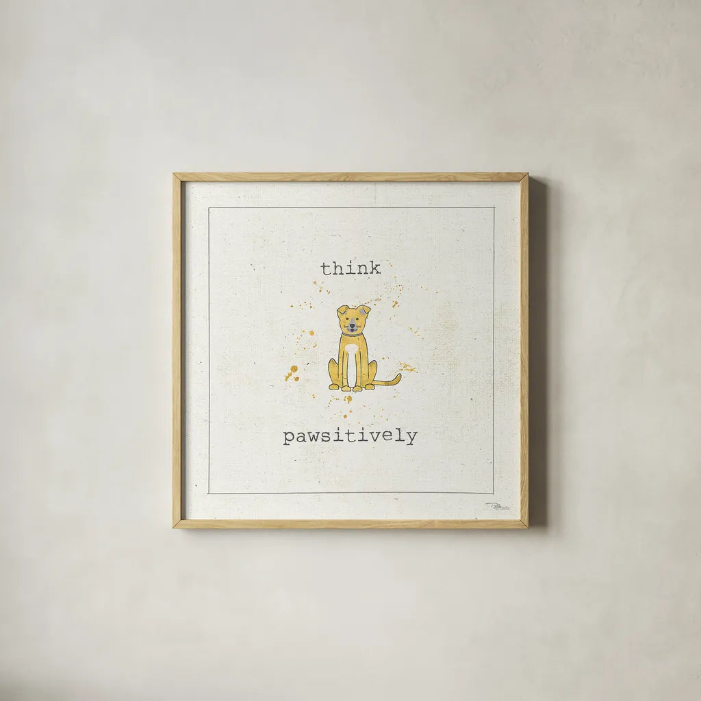 Companion Cuties II by Pela Studio. Shown in a natural wood glass frame for a timeless modern aesthetic. Available as an archival giclee rolled canvas, fine art paper, or poster print. SKU 25323a.