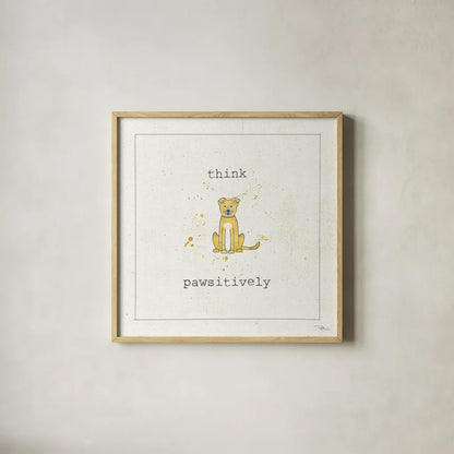 Companion Cuties II by Pela Studio. Shown in a natural wood glass frame for a timeless modern aesthetic. Available as an archival giclee rolled canvas, fine art paper, or poster print. SKU 25323a.