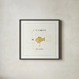 Companion Cuties III by Pela Studio. Shown in a sleek black glass frame for a contemporary gallery look. Available as an archival giclee rolled canvas, fine art paper, or poster print. SKU 25324a.
