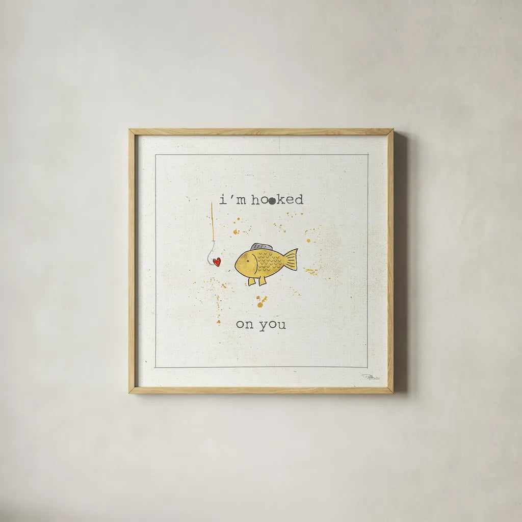 Companion Cuties III by Pela Studio. Shown in a natural wood glass frame for a timeless modern aesthetic. Available as an archival giclee rolled canvas, fine art paper, or poster print. SKU 25324a.