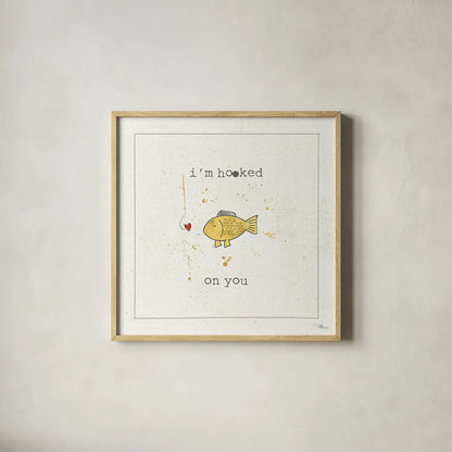 Companion Cuties III by Pela Studio. Shown in a natural wood glass frame for a timeless modern aesthetic. Available as an archival giclee rolled canvas, fine art paper, or poster print. SKU 25324a.