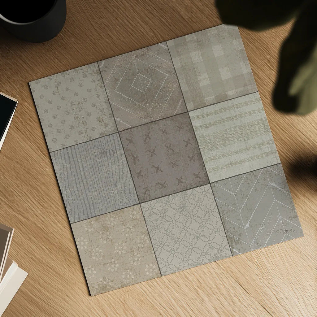 Country Collage I by Pela Studio. Shown as a detailed flat fine art print, highlighting archival giclee quality. Available as an archival giclee rolled canvas, fine art paper, or poster print. SKU 33694a.