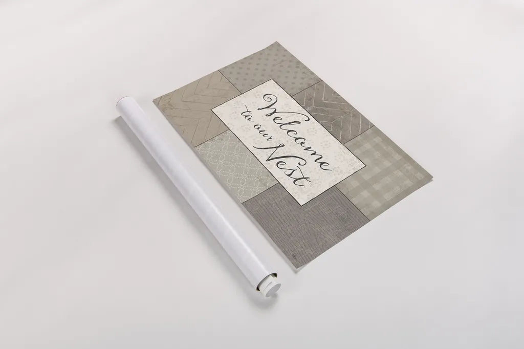 Country Collage III by Pela Studio. shown as a rolled paper print. Available as archival giclee rolled canvas, fine art paper, or poster print. SKU 33696i.