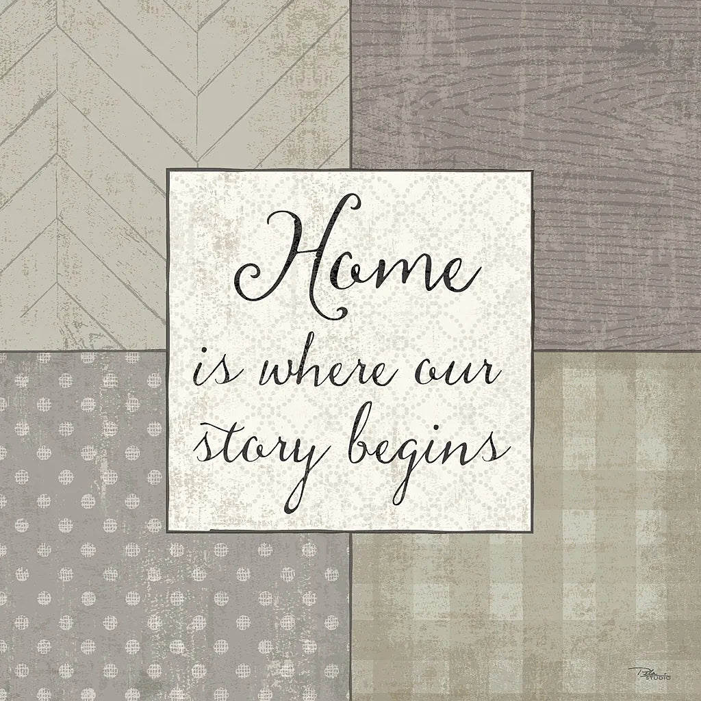 Country Collage IV by Pela Studio. SKU 33697a. Archival Giclee Fine art print for wall decor.