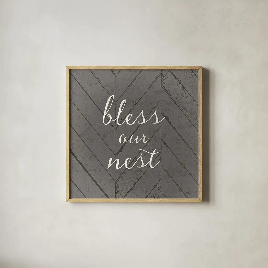 Country Collage VI by Pela Studio. Shown in a natural wood glass frame for a timeless modern aesthetic. Available as an archival giclee rolled canvas, fine art paper, or poster print. SKU 33699a.