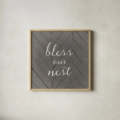 Country Collage VI by Pela Studio. Shown in a natural wood glass frame for a timeless modern aesthetic. Available as an archival giclee rolled canvas, fine art paper, or poster print. SKU 33699a.