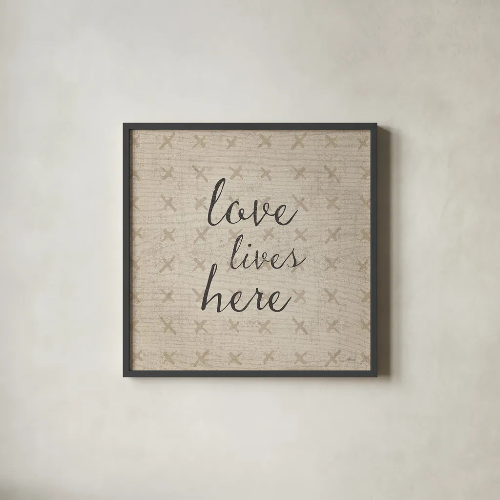 Country Collage VIII by Pela Studio. Shown in a sleek black glass frame for a contemporary gallery look. Available as an archival giclee rolled canvas, fine art paper, or poster print. SKU 33701a.