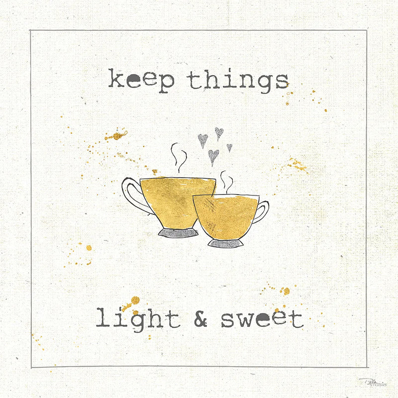 Cuisine Cuties Coffee Hearts by Pela Studio. SKU 28478a. Archival Giclee Fine art print for wall decor.