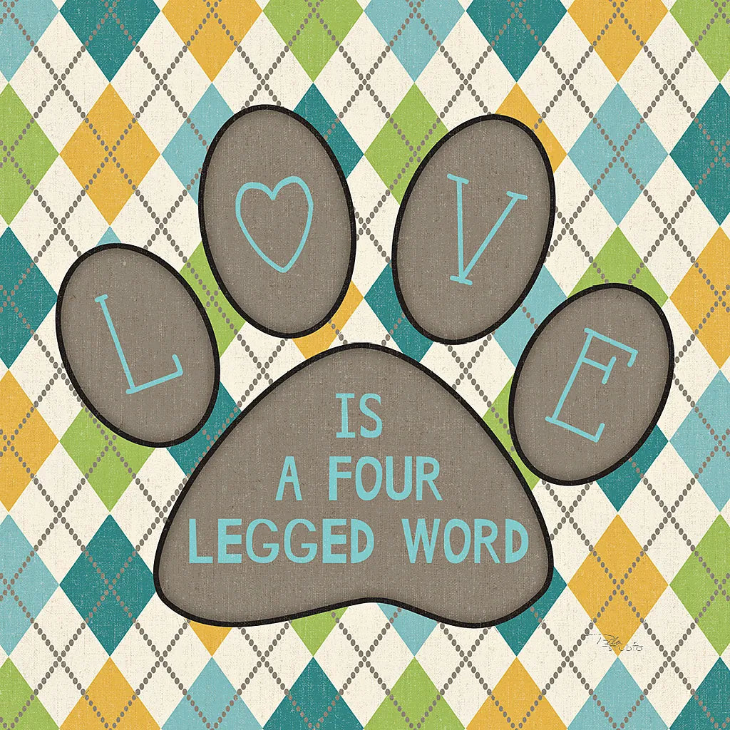 Doggy Sayin II by Pela Studio. SKU 14301a. Archival Giclee Fine art print for wall decor.