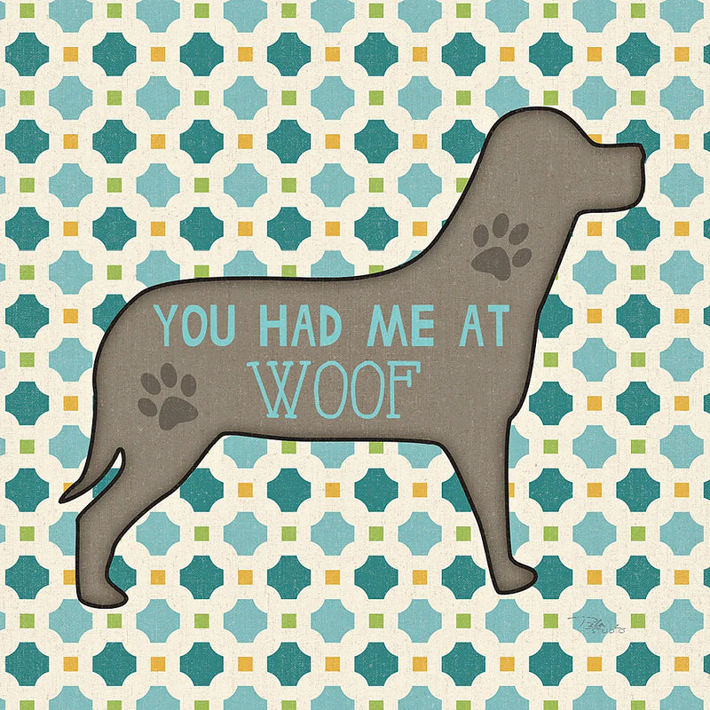 Doggy Sayin III by Pela Studio. SKU 14302a. Archival Giclee Fine art print for wall decor.
