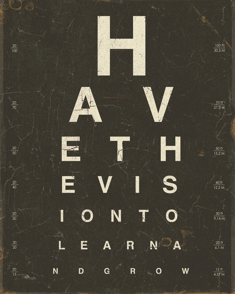 Eye Chart IV by Pela Studio