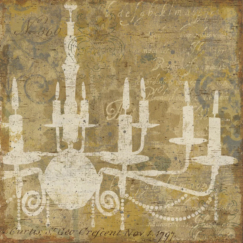 Faded Ornate I Gray no Bird by Pela Studio. SKU 14039a. Archival Giclee Fine art print for wall decor.