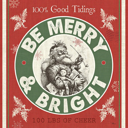 Farmhouse Holiday I Color by Pela Studio. SKU 41870a. Archival Giclee Fine art print for wall decor.