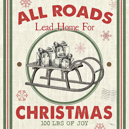 Farmhouse Holiday II by Pela Studio. SKU 41867a. Archival Giclee Fine art print for wall decor.