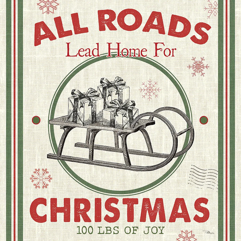 Farmhouse Holiday II by Pela Studio. SKU 41867a. Archival Giclee Fine art print for wall decor.