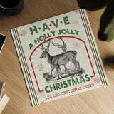 Farmhouse Holiday IV by Pela Studio. Shown as a detailed flat fine art print, highlighting archival giclee quality. Available as an archival giclee rolled canvas, fine art paper, or poster print. SKU 41869a.