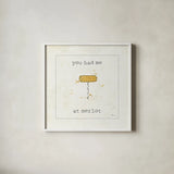 Flavor Notes III by Pela Studio. Shown in a crisp white glass frame for a clean and minimalist style. Available as an archival giclee rolled canvas, fine art paper, or poster print. SKU 18589a.
