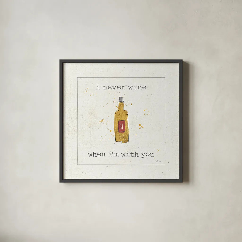 Flavor Notes IV by Pela Studio. Shown in a sleek black glass frame for a contemporary gallery look. Available as an archival giclee rolled canvas, fine art paper, or poster print. SKU 18663a.