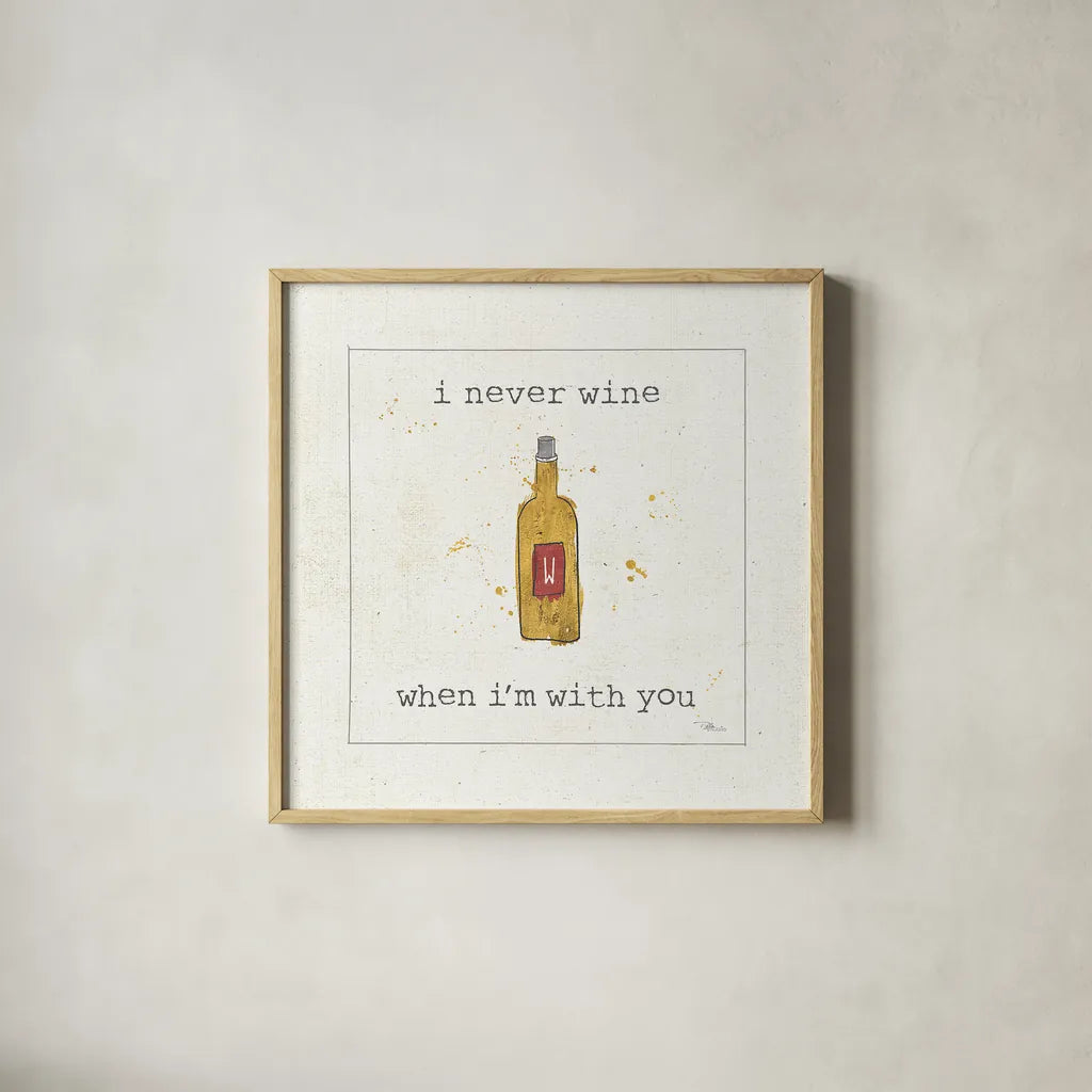 Flavor Notes IV by Pela Studio. Shown in a natural wood glass frame for a timeless modern aesthetic. Available as an archival giclee rolled canvas, fine art paper, or poster print. SKU 18663a.