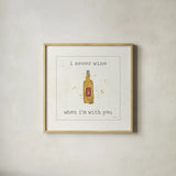 Flavor Notes IV by Pela Studio. Shown in a natural wood glass frame for a timeless modern aesthetic. Available as an archival giclee rolled canvas, fine art paper, or poster print. SKU 18663a.