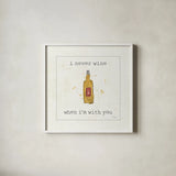 Flavor Notes IV by Pela Studio. Shown in a crisp white glass frame for a clean and minimalist style. Available as an archival giclee rolled canvas, fine art paper, or poster print. SKU 18663a.