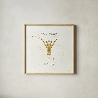 Flavor Notes IX by Pela Studio. Shown in a natural wood glass frame for a timeless modern aesthetic. Available as an archival giclee rolled canvas, fine art paper, or poster print. SKU 24054a.