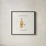 Flavor Notes V by Pela Studio. Shown in a sleek black glass frame for a contemporary gallery look. Available as an archival giclee rolled canvas, fine art paper, or poster print. SKU 24050a.