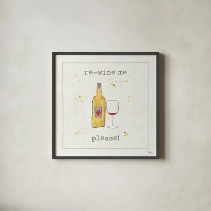 Flavor Notes V by Pela Studio. Shown in a sleek black glass frame for a contemporary gallery look. Available as an archival giclee rolled canvas, fine art paper, or poster print. SKU 24050a.