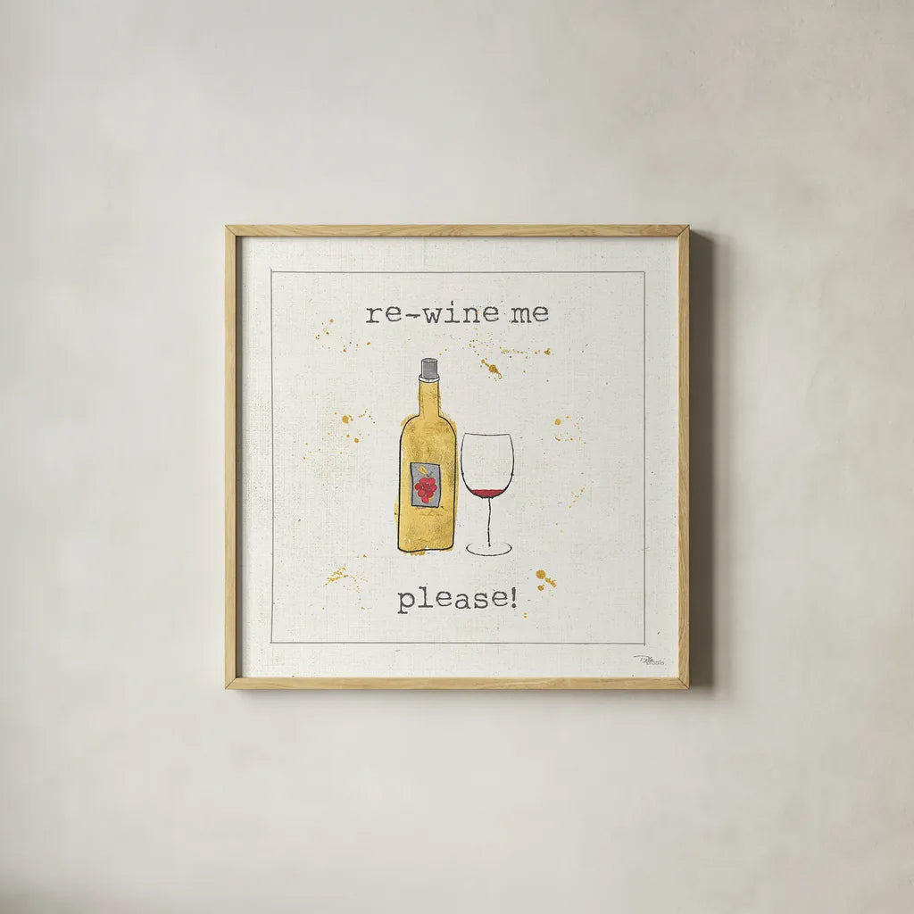 Flavor Notes V by Pela Studio. Shown in a natural wood glass frame for a timeless modern aesthetic. Available as an archival giclee rolled canvas, fine art paper, or poster print. SKU 24050a.