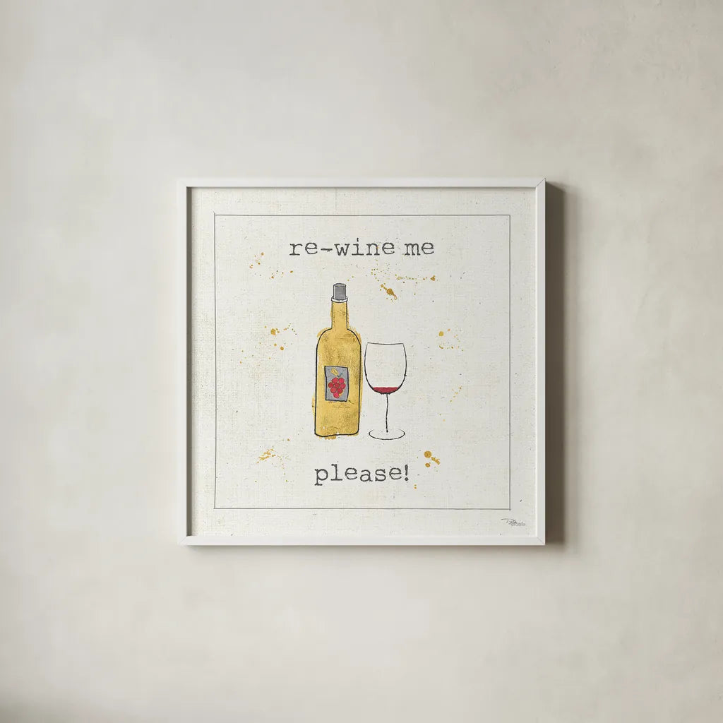 Flavor Notes V by Pela Studio. Shown in a crisp white glass frame for a clean and minimalist style. Available as an archival giclee rolled canvas, fine art paper, or poster print. SKU 24050a.