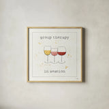 Flavor Notes VI by Pela Studio. Shown in a natural wood glass frame for a timeless modern aesthetic. Available as an archival giclee rolled canvas, fine art paper, or poster print. SKU 24051a.