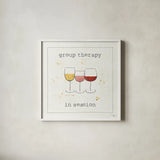 Flavor Notes VI by Pela Studio. Shown in a crisp white glass frame for a clean and minimalist style. Available as an archival giclee rolled canvas, fine art paper, or poster print. SKU 24051a.