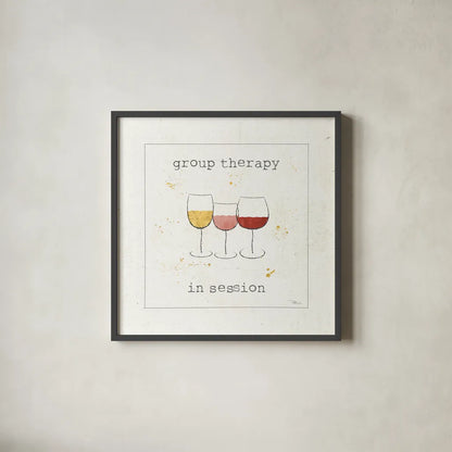 Flavor Notes VI v2 by Pela Studio. Shown in a sleek black glass frame for a contemporary gallery look. Available as an archival giclee rolled canvas, fine art paper, or poster print. SKU 43803a.