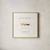 Flavor Notes VI v2 by Pela Studio. Shown in a natural wood glass frame for a timeless modern aesthetic. Available as an archival giclee rolled canvas, fine art paper, or poster print. SKU 43803a.