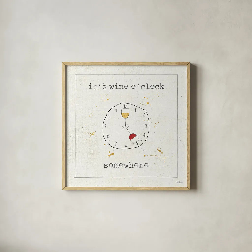 Flavor Notes VII by Pela Studio. Shown in a natural wood glass frame for a timeless modern aesthetic. Available as an archival giclee rolled canvas, fine art paper, or poster print. SKU 24052a.