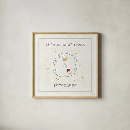 Flavor Notes VII by Pela Studio. Shown in a natural wood glass frame for a timeless modern aesthetic. Available as an archival giclee rolled canvas, fine art paper, or poster print. SKU 24052a.