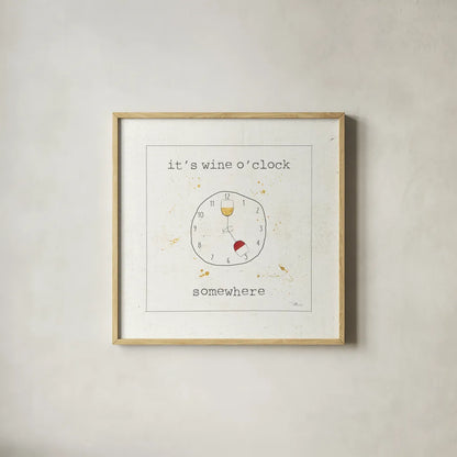 Flavor Notes VII v2 by Pela Studio. Shown in a natural wood glass frame for a timeless modern aesthetic. Available as an archival giclee rolled canvas, fine art paper, or poster print. SKU 43804a.