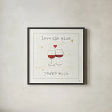 Flavor Notes VIII by Pela Studio. Shown in a sleek black glass frame for a contemporary gallery look. Available as an archival giclee rolled canvas, fine art paper, or poster print. SKU 24053a.