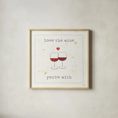 Flavor Notes VIII by Pela Studio. Shown in a natural wood glass frame for a timeless modern aesthetic. Available as an archival giclee rolled canvas, fine art paper, or poster print. SKU 24053a.