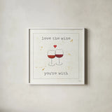 Flavor Notes VIII by Pela Studio. Shown in a crisp white glass frame for a clean and minimalist style. Available as an archival giclee rolled canvas, fine art paper, or poster print. SKU 24053a.