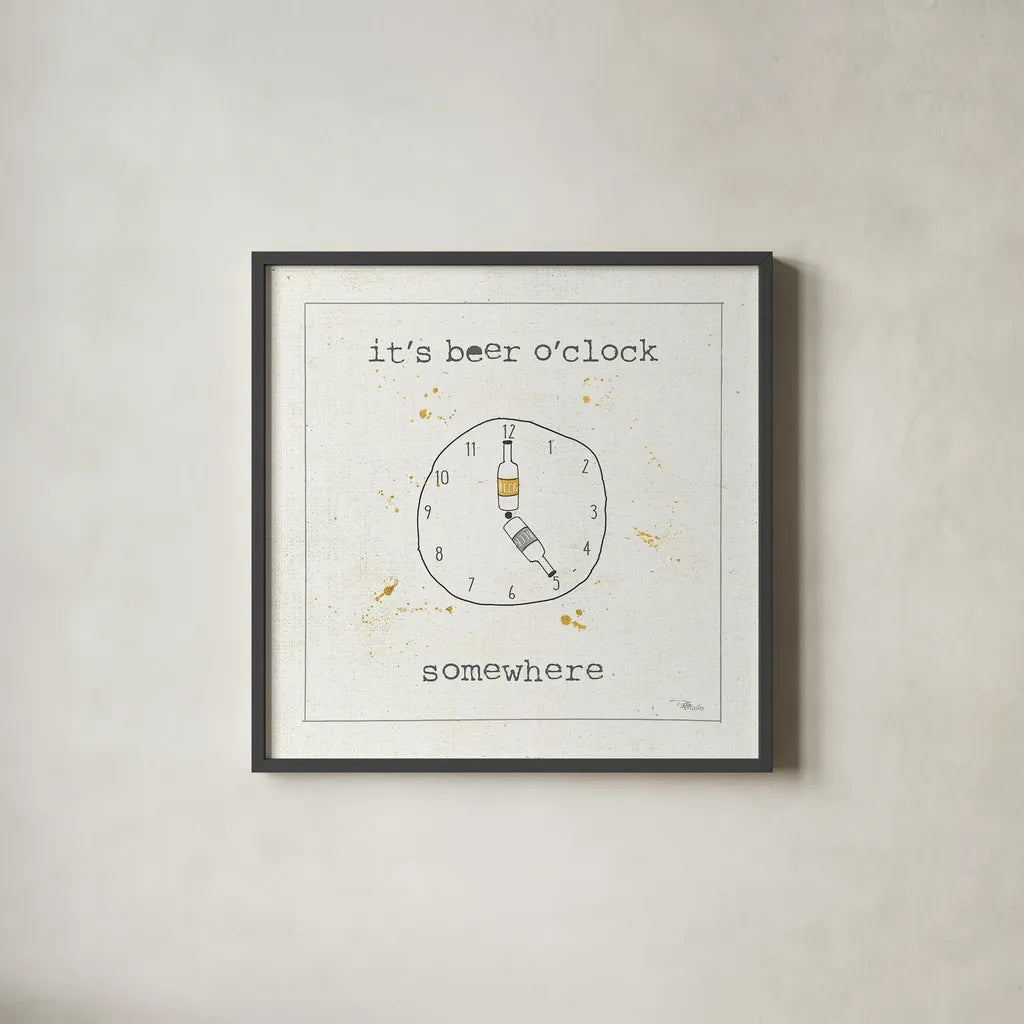 Flavor Notes XI by Pela Studio. Shown in a sleek black glass frame for a contemporary gallery look. Available as an archival giclee rolled canvas, fine art paper, or poster print. SKU 34893a.