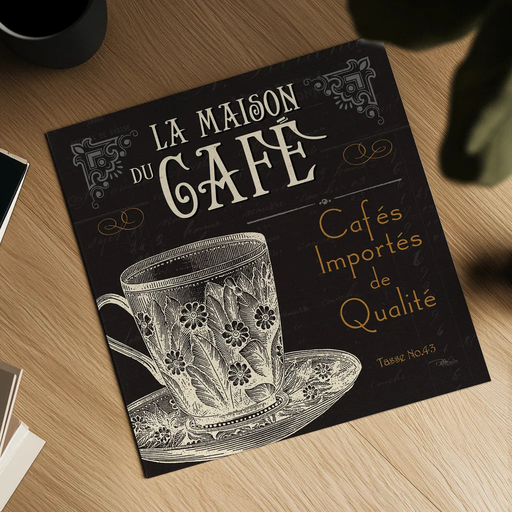 Flavors of France I by Pela Studio. Shown as a detailed flat fine art print, highlighting archival giclee quality. Available as an archival giclee rolled canvas, fine art paper, or poster print. SKU 9308a.